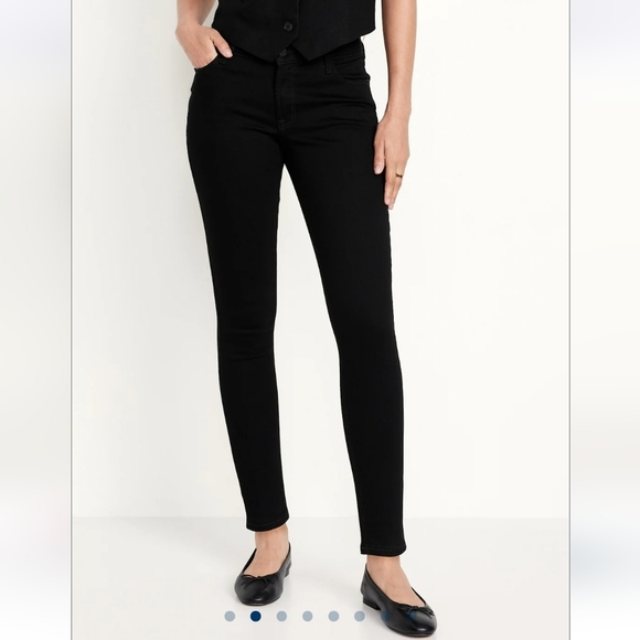 Old Navy Rockstar Mid Rise Super Skinny Jeans Pants - Picture 13 of 13
